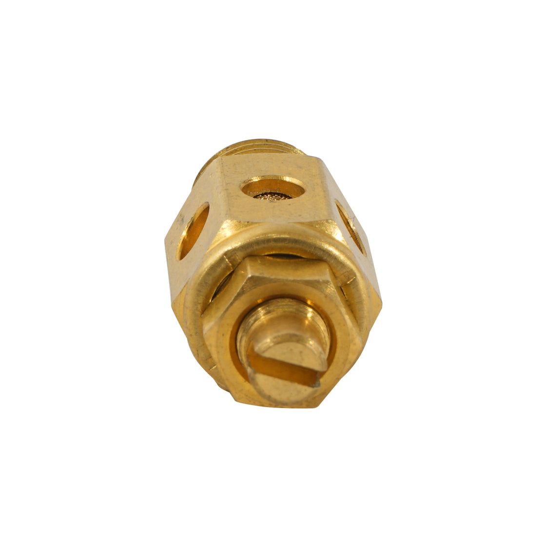 G1/4'' Messing-Drosselventil mit Schalldämpfer