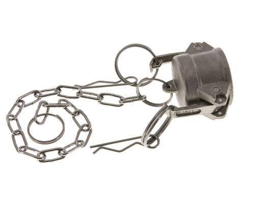 Camlock DN 25 (1'') Edelstahl-Kupplungsendkappe Typ DC MIL-C-27487
