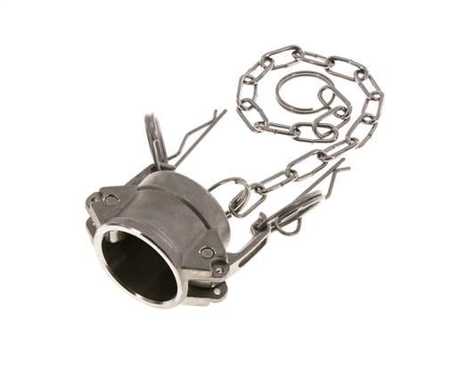 Camlock DN 25 (1'') Edelstahl-Kupplungsendkappe Typ DC MIL-C-27487