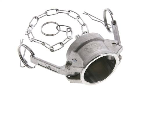 Camlock DN 32 (1 1/4'') Edelstahl-Kupplungsendkappe Typ DC MIL-C-27487
