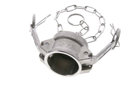 Camlock DN 32 (1 1/4'') Edelstahl-Kupplungsendkappe Typ DC MIL-C-27487