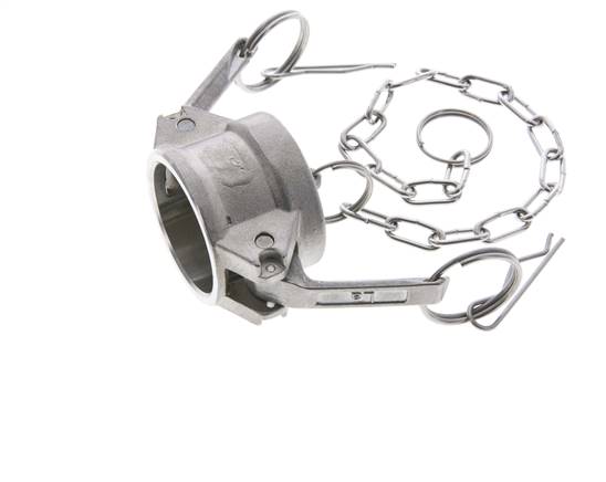 Camlock DN 32 (1 1/4'') Edelstahl-Kupplungsendkappe Typ DC MIL-C-27487