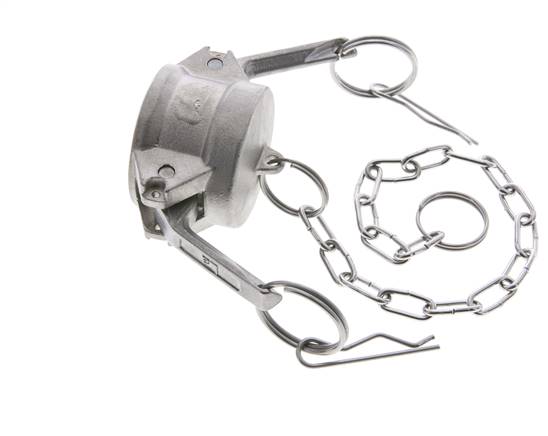 Camlock DN 32 (1 1/4'') Edelstahl-Kupplungsendkappe Typ DC MIL-C-27487