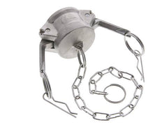 Camlock DN 32 (1 1/4'') Edelstahl-Kupplungsendkappe Typ DC MIL-C-27487