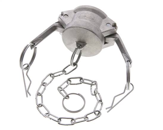 Camlock DN 32 (1 1/4'') Edelstahl-Kupplungsendkappe Typ DC MIL-C-27487