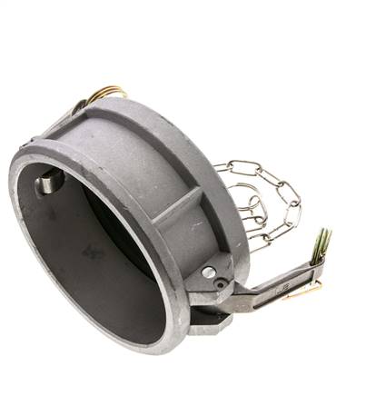 Camlock DN 90 (4'') Aluminium-Kupplungsendkappe Typ DC MIL-C-27487