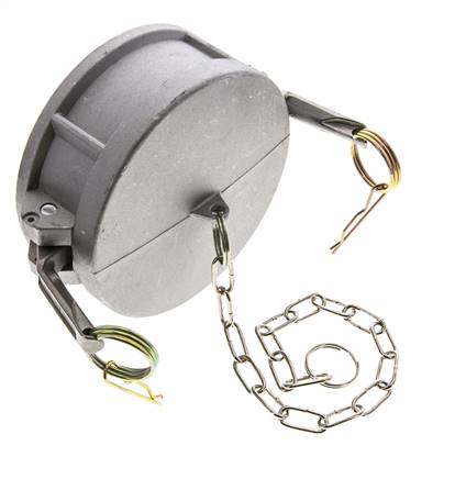 Camlock DN 90 (4'') Aluminium-Kupplungsendkappe Typ DC MIL-C-27487