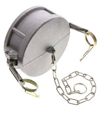 Camlock DN 90 (4'') Aluminium-Kupplungsendkappe Typ DC MIL-C-27487