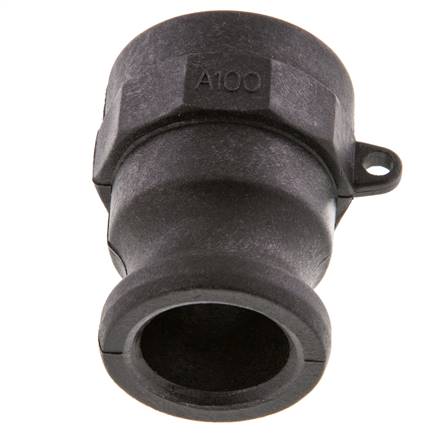 Camlock DN 25 (1'') Polypropylen-Kupplung Rp 1'' Innengewinde Typ A MIL-C-27487 [2 Stück]