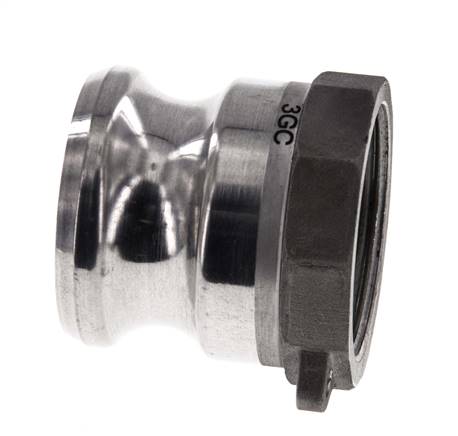 Camlock DN 40 (1 1/2'') Aluminium-Kupplung Rp 1 1/2'' Innengewinde Typ A MIL-C-27487