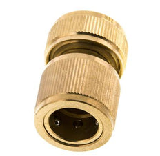 Messing GARDENA Style Schlauchverbinder 13 mm (1/2") Wasserstop
