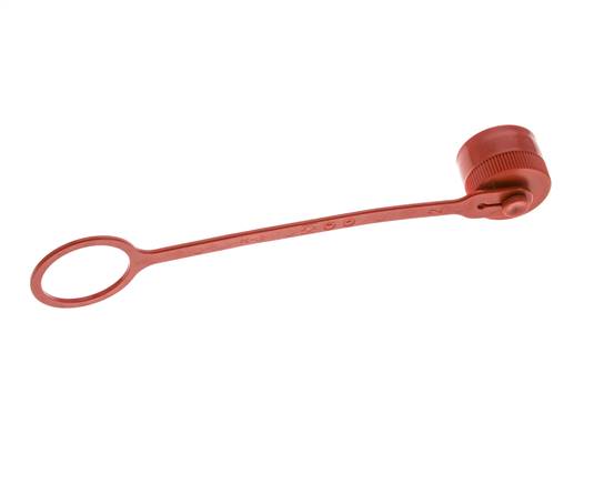 17.4 mm Kunststoff-Staubschutzkappe für Kupplungsdose mit Kette