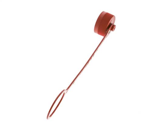 20 mm Kunststoff-Staubschutzkappe für Kupplungsdose mit Kette