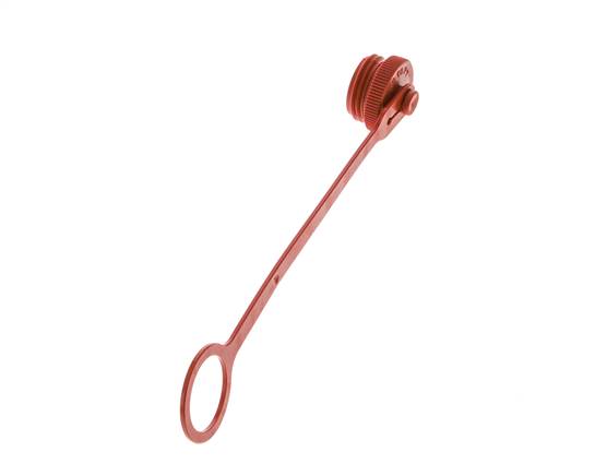 M 32 x 3 Kunststoff-Staubschutzkappe für Kupplungsstecker mit Kette