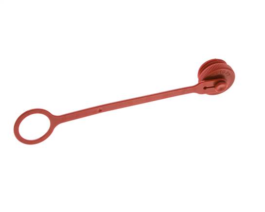 M 32 x 3 Kunststoff-Staubschutzkappe für Kupplungsstecker mit Kette