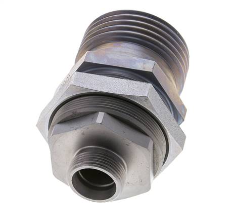 Stahl-Hydraulikkupplung Muffe 18 mm L Schneidring ISO 14540/8434-1 D M54 x 4