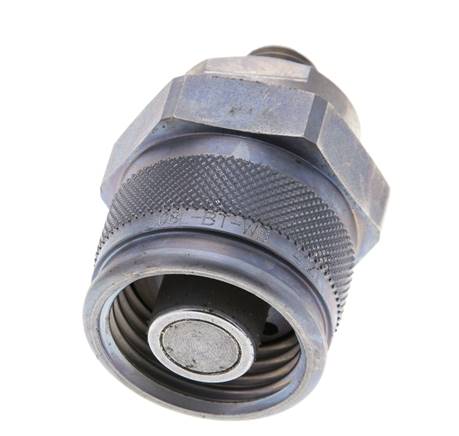 Stahl-Hydraulik-Kupplungsstecker 8 mm L Schneidring ISO 14540/8434-1 D M32 x 3