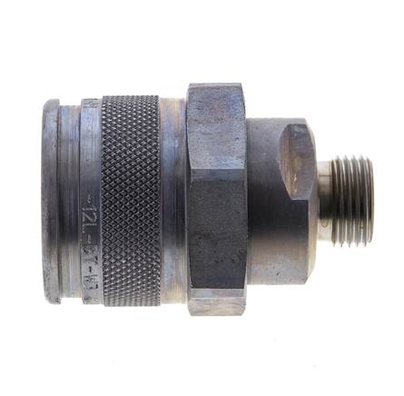 Stahl-Hydraulik-Kupplungsstecker 12 mm L Schneidring ISO 14540/8434-1 D M32 x 3