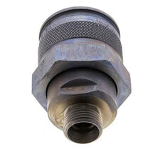Stahl-Hydraulik-Kupplungsstecker 12 mm L Schneidring ISO 14540/8434-1 D M32 x 3