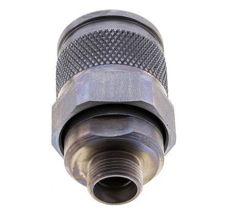 Stahl-Hydraulik-Kupplungsstecker 15 mm L Schneidring ISO 14540/8434-1 D M36 x 3