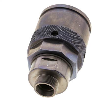 Stahl-Hydraulik-Kupplungsstecker 18 mm L Schneidring ISO 14540/8434-1 D M54 x 4