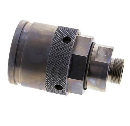 Stahl-Hydraulik-Kupplungsstecker 18 mm L Schneidring ISO 14540/8434-1 D M54 x 4