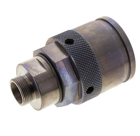 Stahl-Hydraulik-Kupplungsstecker 18 mm L Schneidring ISO 14540/8434-1 D M54 x 4