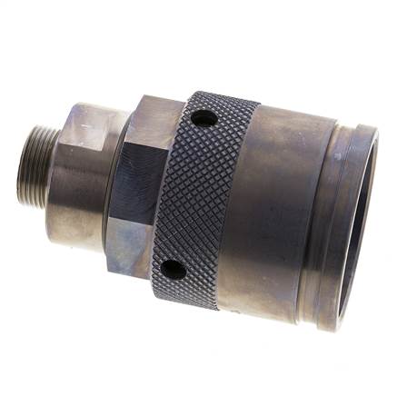 Stahl-Hydraulik-Kupplungsstecker 18 mm L Schneidring ISO 14540/8434-1 D M54 x 4