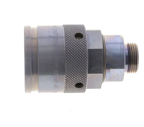 Stahl-Hydraulik-Kupplungsstecker 22 mm L Schneidring ISO 14540/8434-1 D M54 x 4