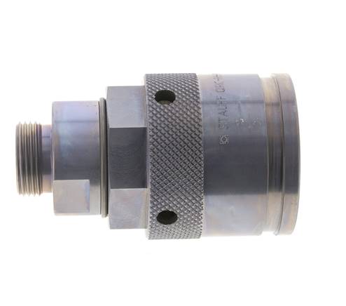 Stahl-Hydraulik-Kupplungsstecker 22 mm L Schneidring ISO 14540/8434-1 D M54 x 4