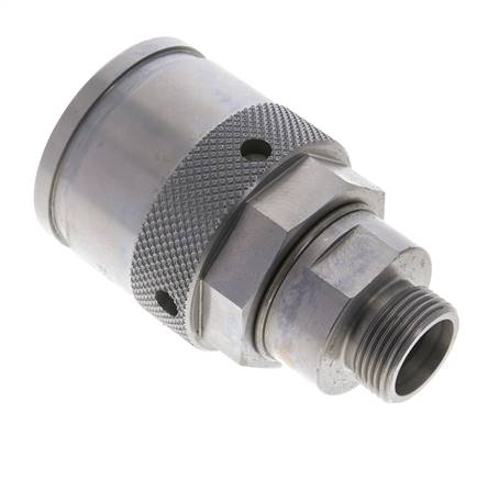 Stahl-Hydraulik-Kupplungsstecker 20 mm S Schneidring ISO 14540/8434-1 D M54 x 4