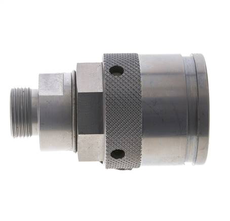 Stahl-Hydraulik-Kupplungsstecker 20 mm S Schneidring ISO 14540/8434-1 D M54 x 4