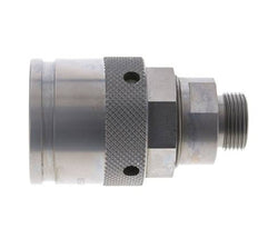 Stahl-Hydraulik-Kupplungsstecker 20 mm S Schneidring ISO 14540/8434-1 D M54 x 4