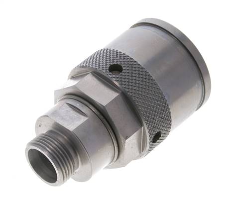 Stahl-Hydraulik-Kupplungsstecker 20 mm S Schneidring ISO 14540/8434-1 D M54 x 4