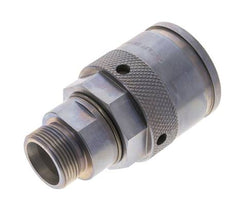 Stahl-Hydraulik-Kupplungsstecker 25 mm S Schneidring ISO 14540/8434-1 D M54 x 4