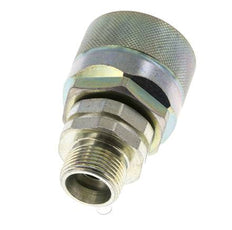 Stahl DN 12,5 Hydraulikkupplung Stopfen 14 mm S Kompressionsring ISO 14541/8434-1 D M36 x 2