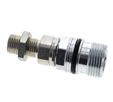 Stahl DN 10 Hydraulikkupplung Muffe 10 mm L Druckring Schott ISO 14541/8434-1 D M28 x 2