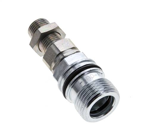 Stahl DN 10 Hydraulikkupplung Muffe 10 mm L Druckring Schott ISO 14541/8434-1 D M28 x 2