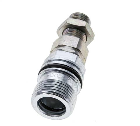 Stahl DN 10 Hydraulikkupplung Muffe 10 mm L Druckring Schott ISO 14541/8434-1 D M28 x 2