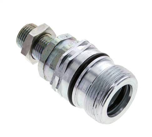 Stahl DN 12,5 Hydraulikkupplung Muffe 12 mm L Druckring Schott ISO 14541/8434-1 D M36 x 2