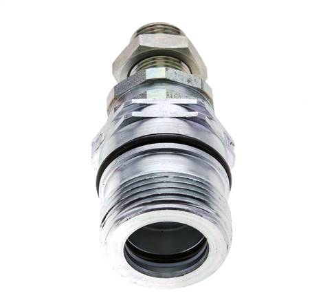 Stahl DN 12,5 Hydraulikkupplung Muffe 12 mm L Druckring Schott ISO 14541/8434-1 D M36 x 2