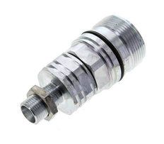 Stahl DN 20 Hydraulikkupplung Muffe 12 mm L Druckring Schottwand ISO 14541/8434-1 D M42 x 2