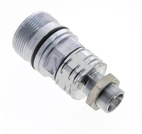 Stahl DN 20 Hydraulikkupplung Muffe 15 mm L Druckring Schott ISO 14541/8434-1 D M42 x 2