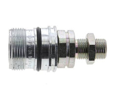 Stahl DN 12,5 Hydraulikkupplung Muffe 10 mm S Druckring Schottwand ISO 14541/8434-1 D M36 x 2