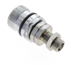 Stahl DN 12,5 Hydraulikkupplung Muffe 10 mm S Druckring Schottwand ISO 14541/8434-1 D M36 x 2
