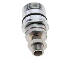 Stahl DN 12,5 Hydraulikkupplung Muffe 10 mm S Druckring Schottwand ISO 14541/8434-1 D M36 x 2