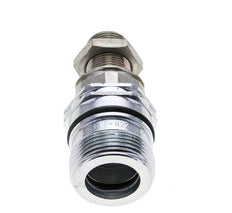Stahl DN 12,5 Hydraulikkupplung Muffe 12 mm S Druckring Schottwand ISO 14541/8434-1 D M36 x 2