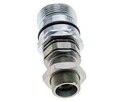Stahl DN 12,5 Hydraulikkupplung Muffe 16 mm S Druckring Schottwand ISO 14541/8434-1 D M36 x 2
