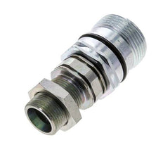 Stahl DN 12,5 Hydraulikkupplung Muffe 16 mm S Druckring Schottwand ISO 14541/8434-1 D M36 x 2