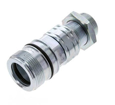 Stahl DN 20 Hydraulikkupplung Muffe 20 mm S Druckring Schottwand ISO 14541/8434-1 D M42 x 2